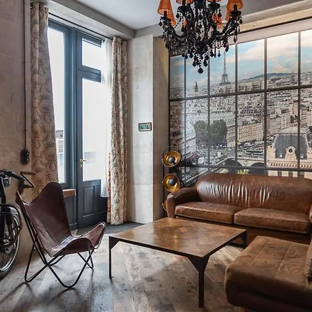 Luxury Industrial With Private Hammam At Montparnasse Apartment *