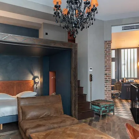 Luxury Industrial With Private Hammam At Montparnasse Apartment *
